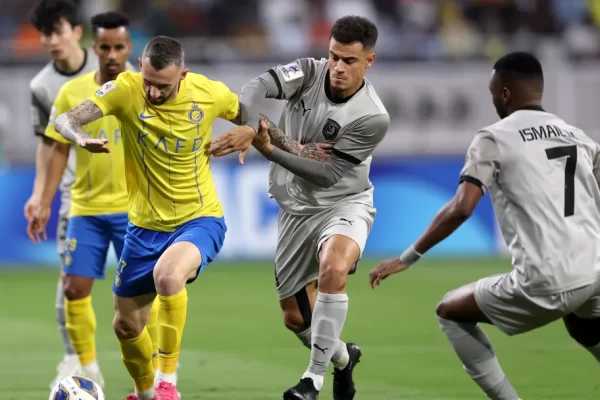 Talisca scores 3 as Al Nasser defeats Coutinho's team 3-2 in AFC Champions League